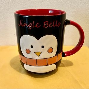 Spectrum Design 2018 Penguin “Jingle Bells” mug. 16oz